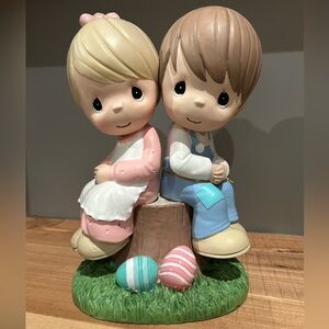 NWT Precious Moments Easter Boy & Girl